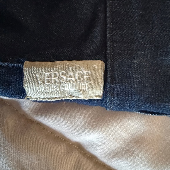 Versace Jeans Couture 90s Vintage Medusa Straight Leg Jeans 31 Like new - Picture 5 of 15